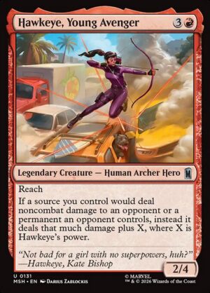 Hawkeye, Young Avenger - Foil<br /><span class="collector-number">Collector No. 131</span>