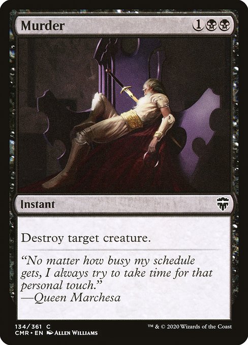Murder<br /><span class="collector-number">Collector No. 134</span>