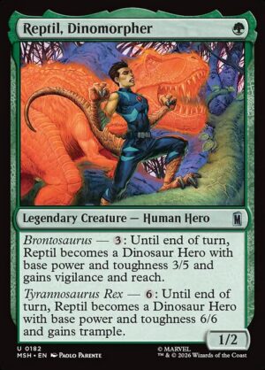 Reptil, Dinomorpher - Foil<br /><span class="collector-number">Collector No. 182</span>