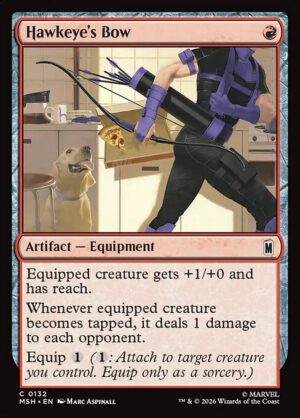 Hawkeye's Bow - Foil<br /><span class="collector-number">Collector No. 132</span>