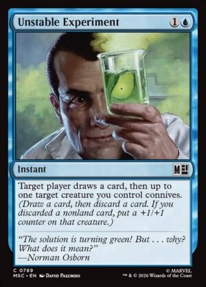 Unstable Experiment - Foil<br /><span class="collector-number">Collector No. 789</span>