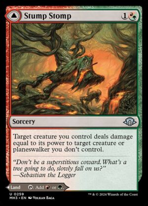 Stump Stomp // Burnwillow Clearing<br /><span class="collector-number">Collector No. 259</span>