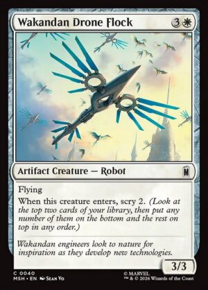 Wakandan Drone Flock - Foil<br /><span class="collector-number">Collector No. 40</span>