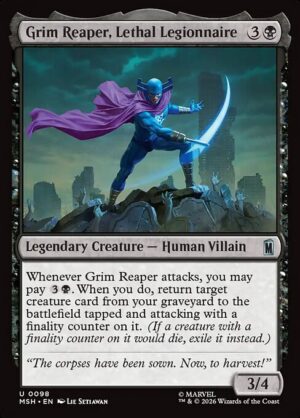 Grim Reaper, Lethal Legionnaire - Foil<br /><span class="collector-number">Collector No. 98</span>