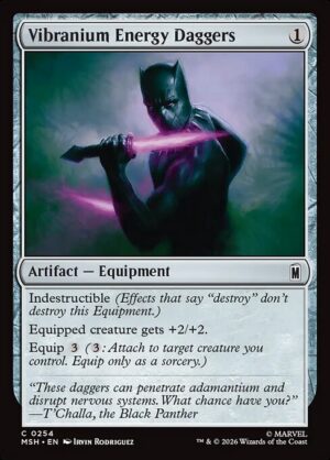 Vibranium Energy Daggers - Foil<br /><span class="collector-number">Collector No. 254</span>