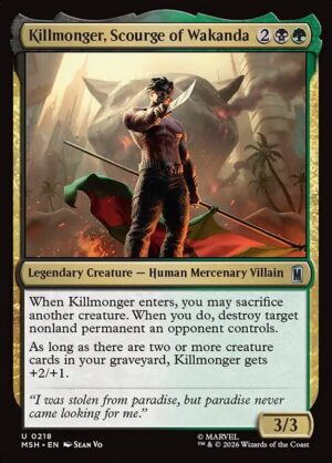 Killmonger, Scourge of Wakanda - Foil<br /><span class="collector-number">Collector No. 218</span>