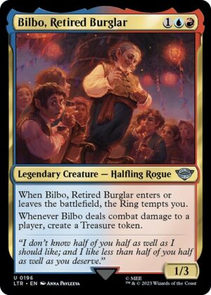 Bilbo, Retired Burglar - Foil<br /><span class="collector-number">Collector No. 196</span>