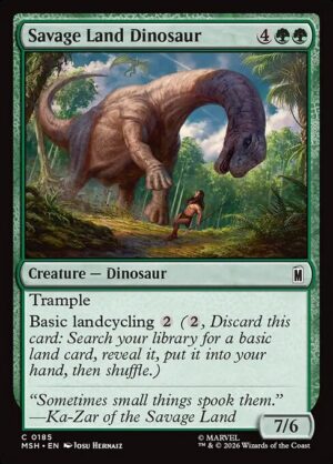 Savage Land Dinosaur - Foil<br /><span class="collector-number">Collector No. 185</span>