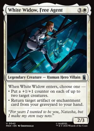 White Widow, Free Agent - Foil<br /><span class="collector-number">Collector No. 42</span>