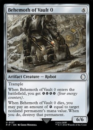 Behemoth of Vault 0 - Foil<br /><span class="collector-number">Collector No. 127</span>