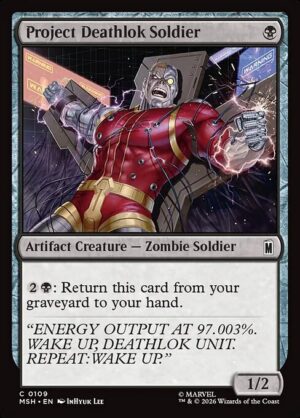 Project Deathlok Soldier - Foil<br /><span class="collector-number">Collector No. 109</span>