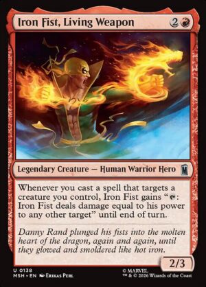 Iron Fist, Living Weapon - Foil<br /><span class="collector-number">Collector No. 138</span>