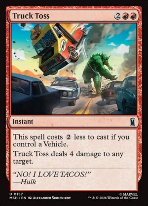 Truck Toss - Foil<br /><span class="collector-number">Collector No. 157</span>