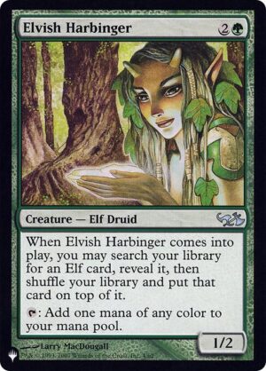 Elvish Harbinger<br /><span class="collector-number">Collector No. DD1-4</span>