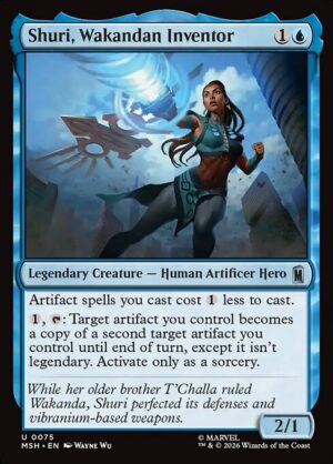 Shuri, Wakandan Inventor - Foil<br /><span class="collector-number">Collector No. 75</span>