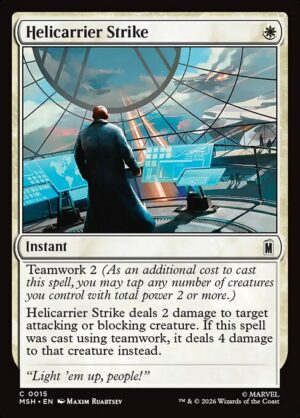 Helicarrier Strike - Foil<br /><span class="collector-number">Collector No. 15</span>
