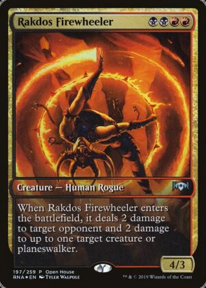 Rakdos Firewheeler - Foil<br /><span class="collector-number">Collector No. 197</span>