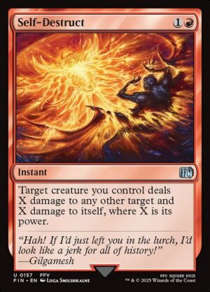 Self-Destruct - Foil<br /><span class="collector-number">Collector No. 157</span>