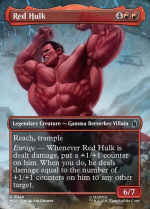 Red Hulk - Foil<br /><span class="collector-number">Collector No. 329</span>