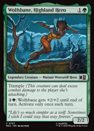 Wolfsbane, Highland Hero - Foil<br /><span class="collector-number">Collector No. 767</span>