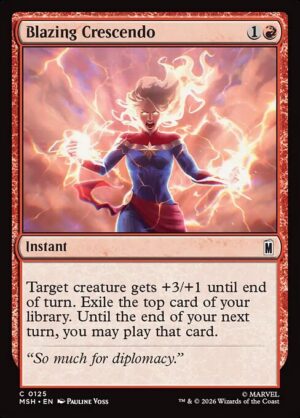 Blazing Crescendo - Foil<br /><span class="collector-number">Collector No. 125</span>