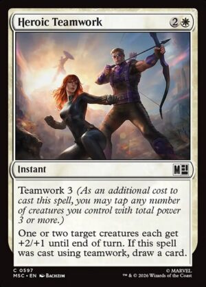 Heroic Teamwork - Foil<br /><span class="collector-number">Collector No. 597</span>