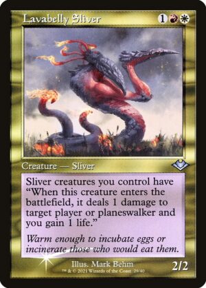Lavabelly Sliver - Etched<br /><span class="collector-number">Collector No. 29</span>