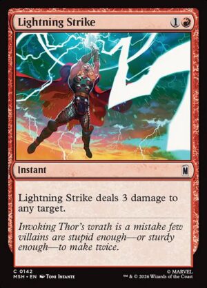 Lightning Strike - Foil<br /><span class="collector-number">Collector No. 142</span>
