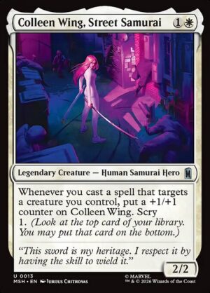 Colleen Wing, Street Samurai - Foil<br /><span class="collector-number">Collector No. 13</span>