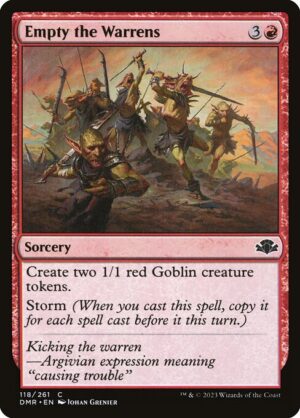 Empty the Warrens - Foil<br /><span class="collector-number">Collector No. 118</span>