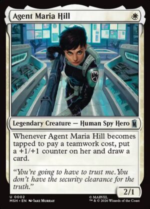 Agent Maria Hill - Foil<br /><span class="collector-number">Collector No. 2</span>