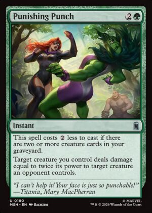 Punishing Punch - Foil<br /><span class="collector-number">Collector No. 180</span>