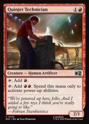 Quinjet Technician - Foil<br /><span class="collector-number">Collector No. 703</span>