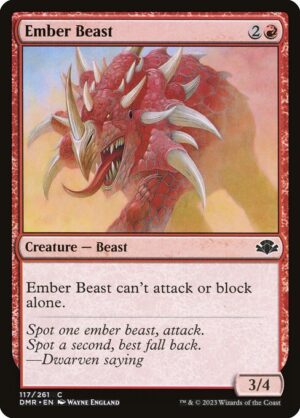 Ember Beast - Foil<br /><span class="collector-number">Collector No. 117</span>