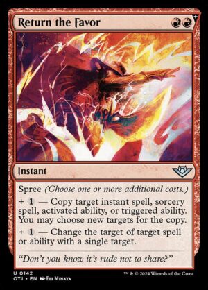 Return the Favor - Foil<br /><span class="collector-number">Collector No. 142</span>