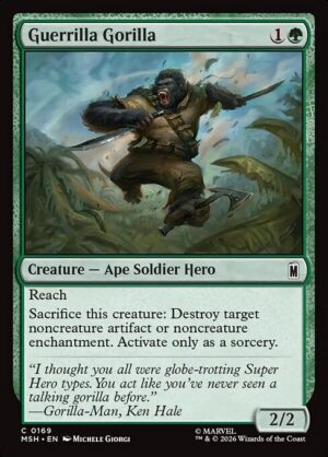 Guerrilla Gorilla - Foil<br /><span class="collector-number">Collector No. 169</span>