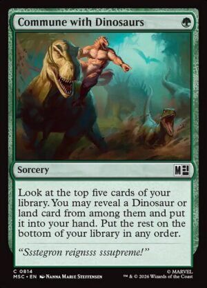 Commune with Dinosaurs - Foil<br /><span class="collector-number">Collector No. 814</span>