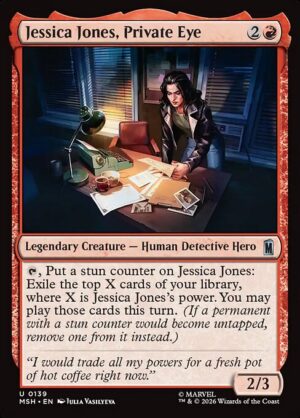 Jessica Jones, Private Eye - Foil<br /><span class="collector-number">Collector No. 139</span>