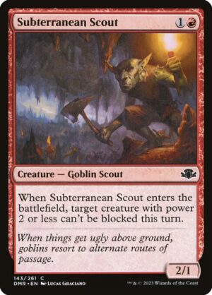 Subterranean Scout - Foil<br /><span class="collector-number">Collector No. 143</span>