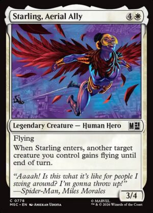 Starling, Aerial Ally - Foil<br /><span class="collector-number">Collector No. 778</span>