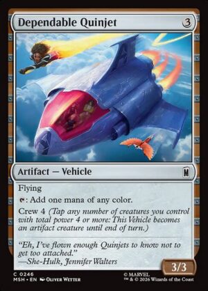 Dependable Quinjet - Foil<br /><span class="collector-number">Collector No. 246</span>