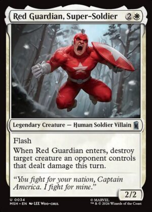 Red Guardian, Super-Soldier - Foil<br /><span class="collector-number">Collector No. 34</span>