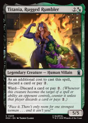 Titania, Rugged Rumbler - Foil<br /><span class="collector-number">Collector No. 235</span>