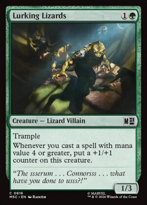Lurking Lizards - Foil<br /><span class="collector-number">Collector No. 816</span>