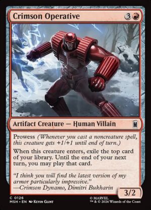 Crimson Operative - Foil<br /><span class="collector-number">Collector No. 126</span>