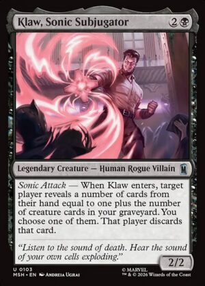 Klaw, Sonic Subjugator - Foil<br /><span class="collector-number">Collector No. 103</span>