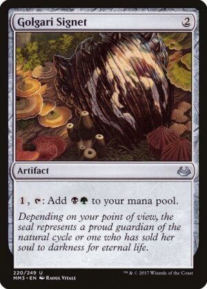 Golgari Signet<br /><span class="collector-number">Collector No. 220</span>