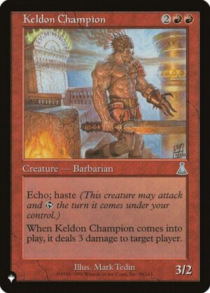 Keldon Champion<br /><span class="collector-number">Collector No. UDS-90</span>