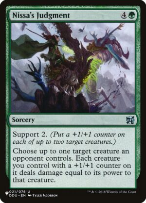 Nissa's Judgment<br /><span class="collector-number">Collector No. DDU-21</span>