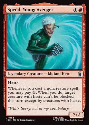 Speed, Young Avenger - Foil<br /><span class="collector-number">Collector No. 152</span>